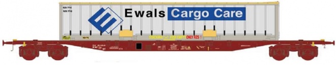 Container flat car type S7T with interchangeable flatbed Ewals Cargo Care<br /><a href='images/pictures/LS_Models/30100.jpg' target='_blank'>Full size image</a>